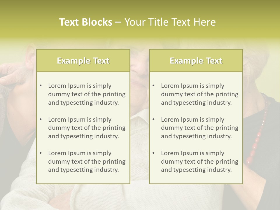 Young Face Generation PowerPoint Template