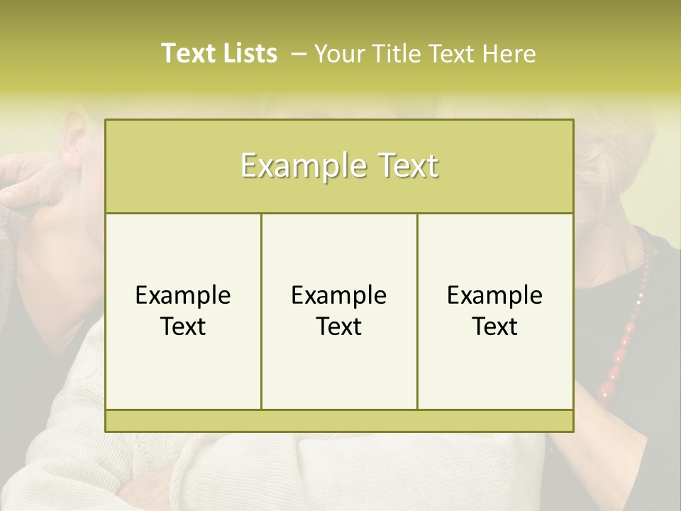 Young Face Generation PowerPoint Template