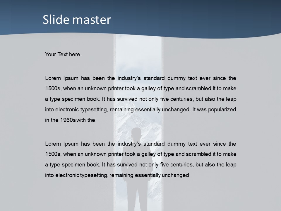 Textured Floor Frame PowerPoint Template