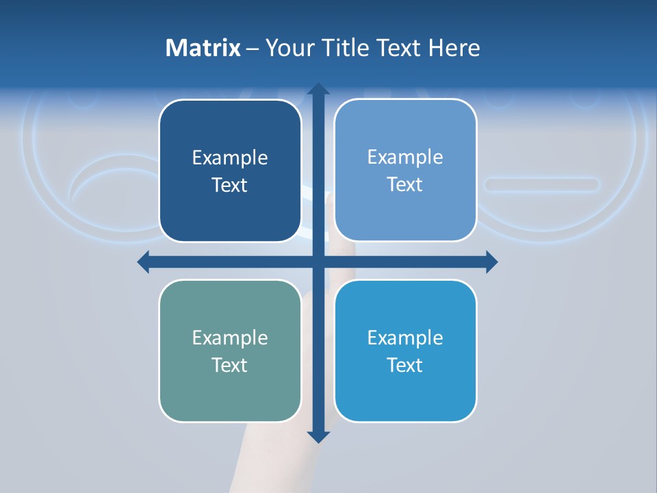 Commercial Marketing Gesture PowerPoint Template