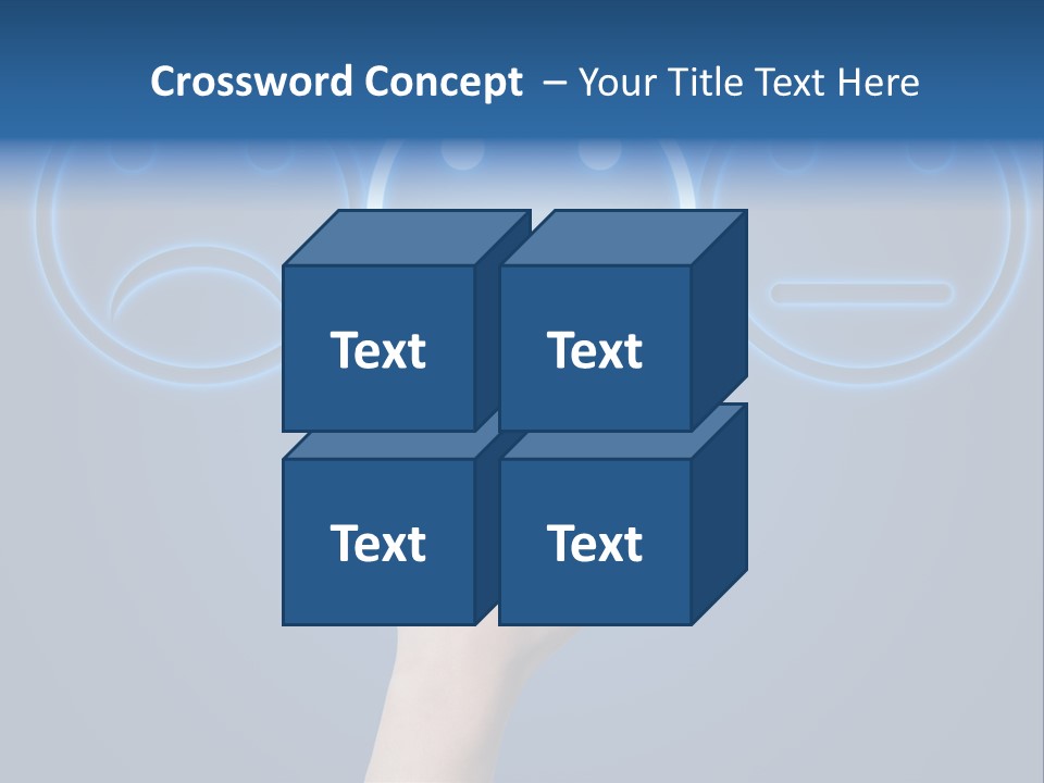Commercial Marketing Gesture PowerPoint Template
