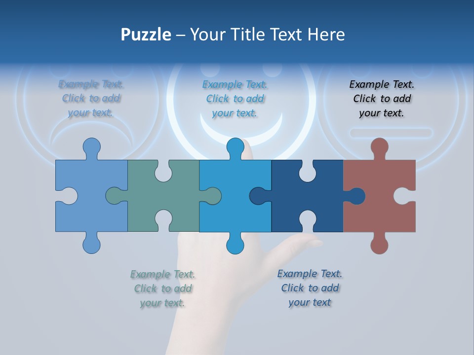 Commercial Marketing Gesture PowerPoint Template