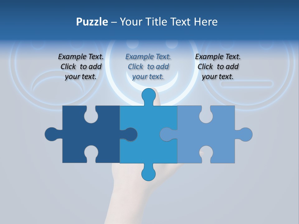 Commercial Marketing Gesture PowerPoint Template