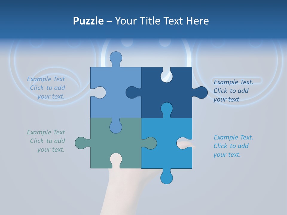 Commercial Marketing Gesture PowerPoint Template