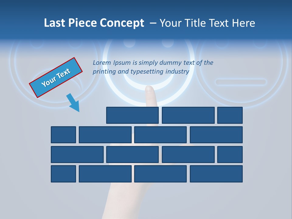Commercial Marketing Gesture PowerPoint Template