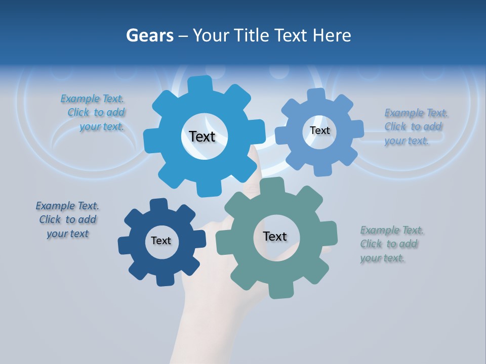 Commercial Marketing Gesture PowerPoint Template