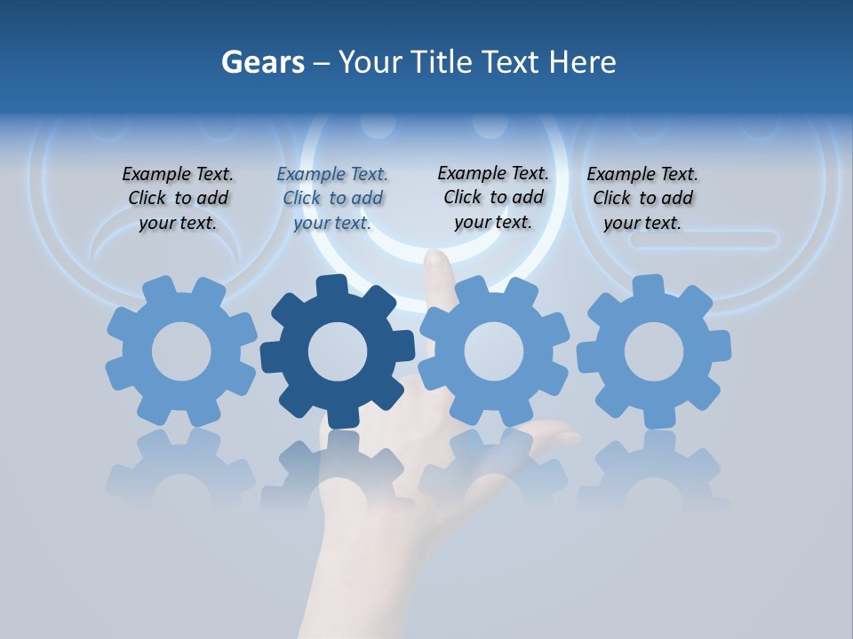 Commercial Marketing Gesture PowerPoint Template