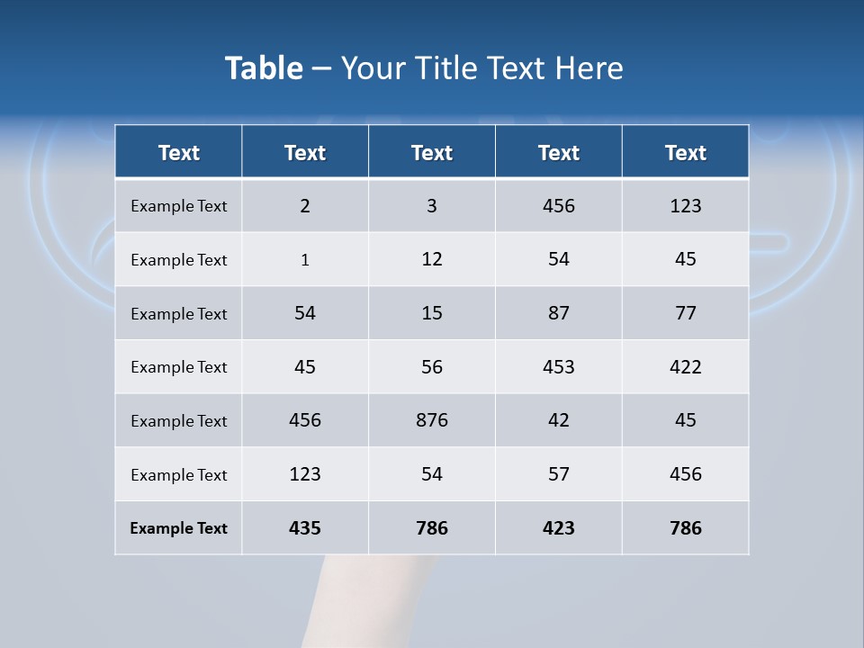 Commercial Marketing Gesture PowerPoint Template