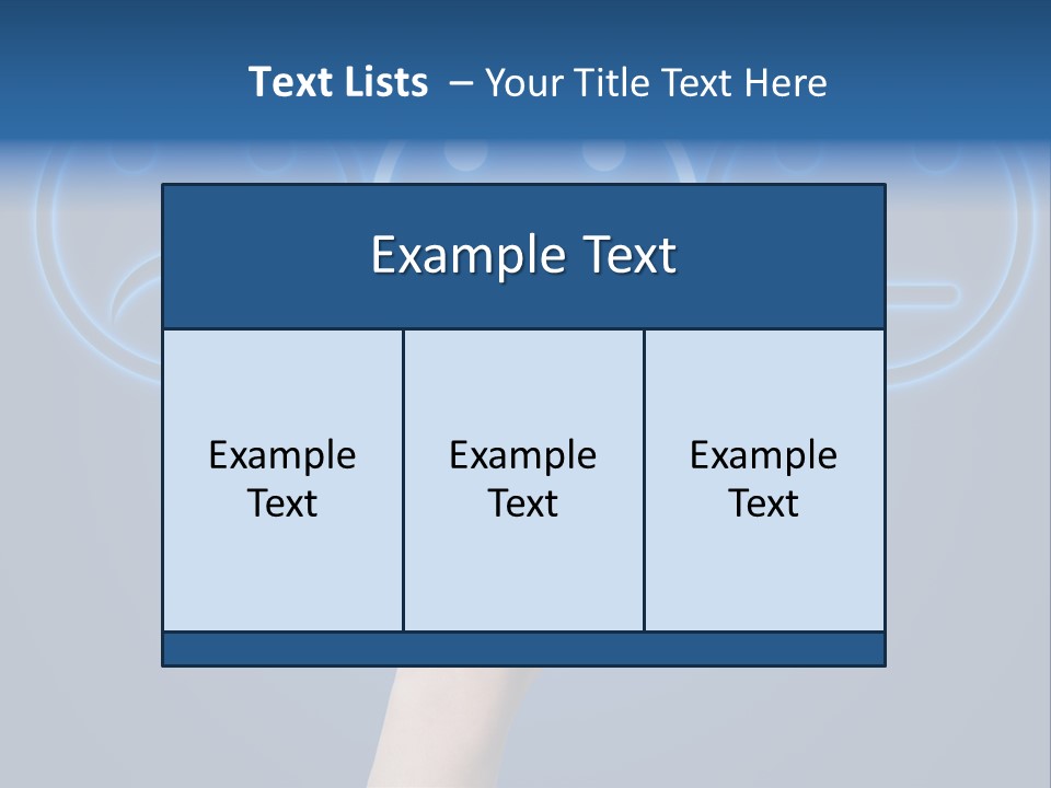 Commercial Marketing Gesture PowerPoint Template