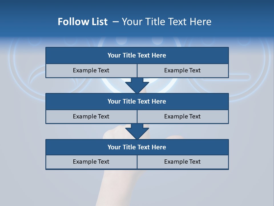 Commercial Marketing Gesture PowerPoint Template