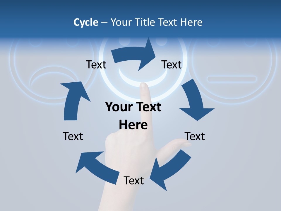 Commercial Marketing Gesture PowerPoint Template