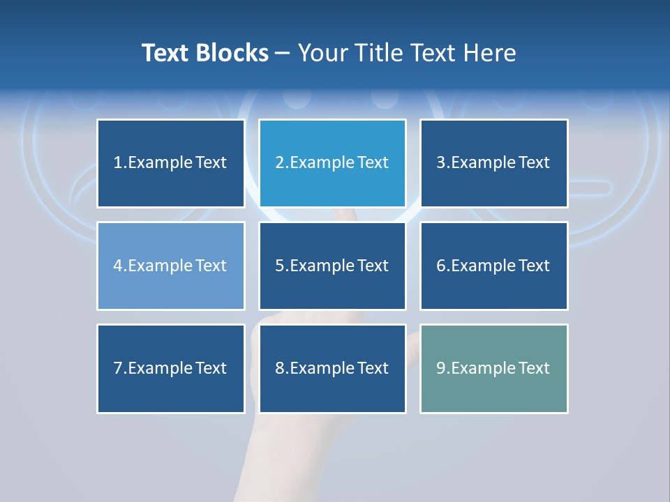 Commercial Marketing Gesture PowerPoint Template