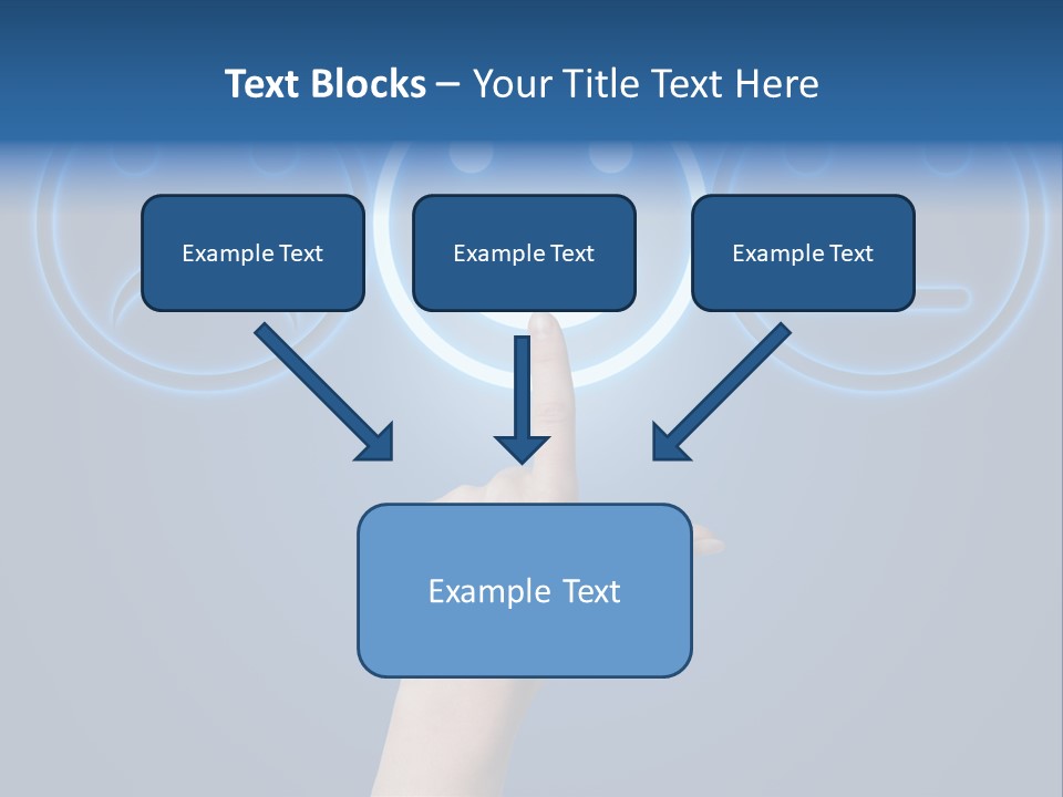 Commercial Marketing Gesture PowerPoint Template