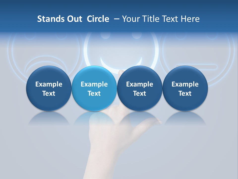 Commercial Marketing Gesture PowerPoint Template