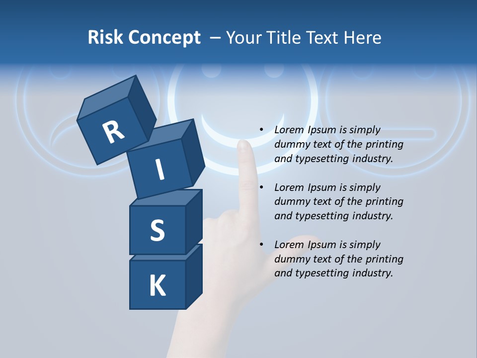 Commercial Marketing Gesture PowerPoint Template