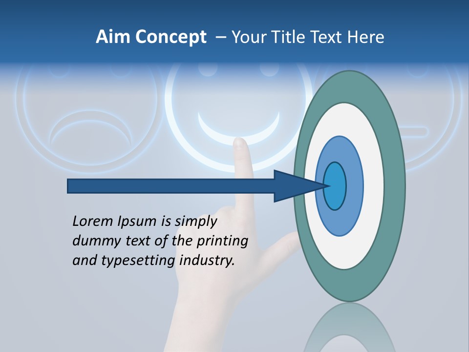 Commercial Marketing Gesture PowerPoint Template