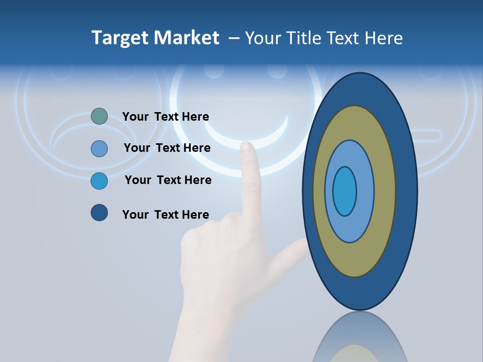 Commercial Marketing Gesture PowerPoint Template