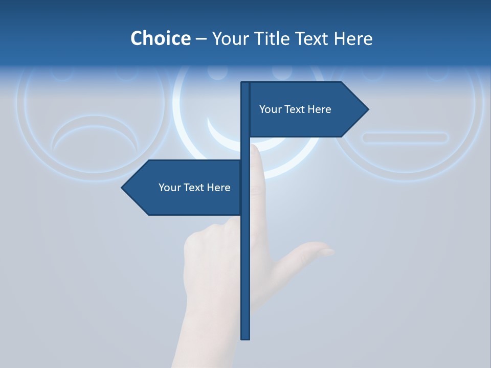 Commercial Marketing Gesture PowerPoint Template