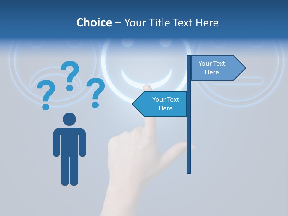 Commercial Marketing Gesture PowerPoint Template