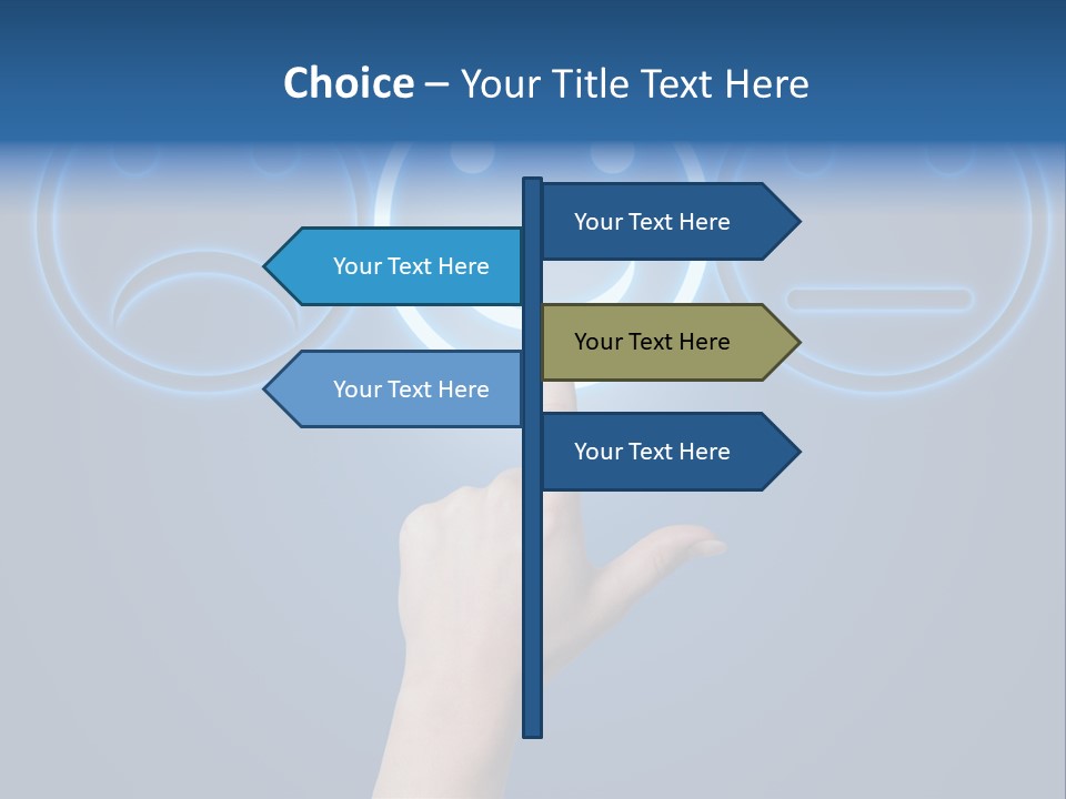 Commercial Marketing Gesture PowerPoint Template