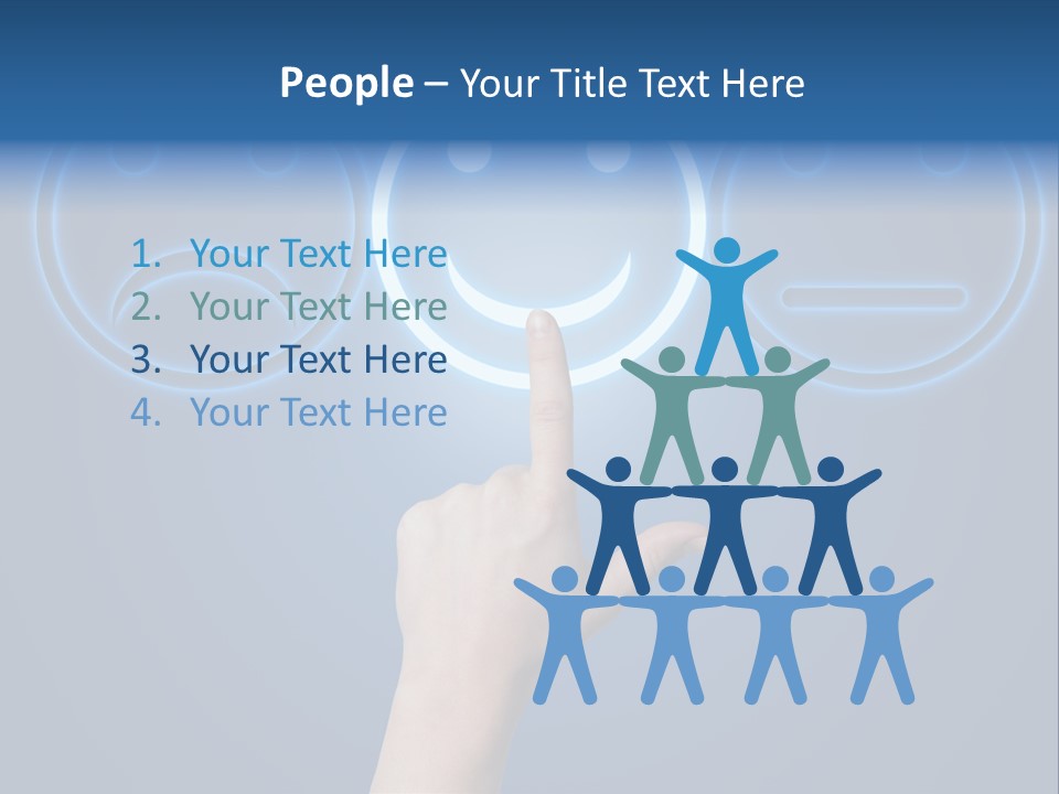 Commercial Marketing Gesture PowerPoint Template