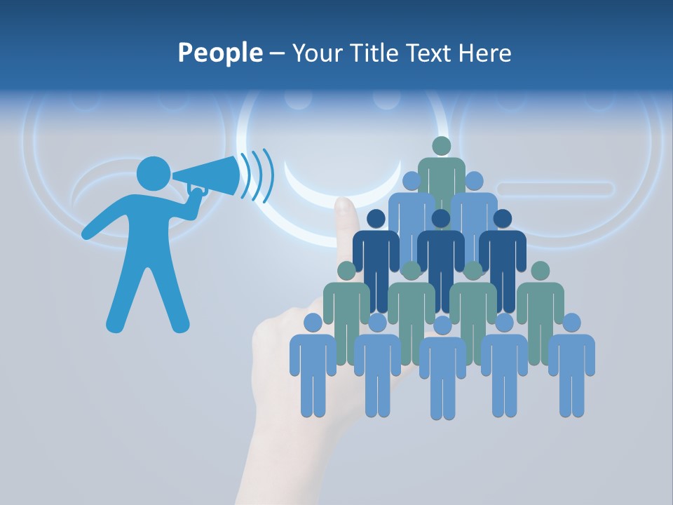 Commercial Marketing Gesture PowerPoint Template