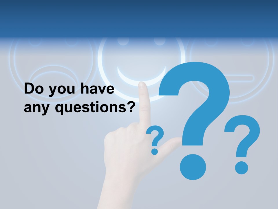 Commercial Marketing Gesture PowerPoint Template