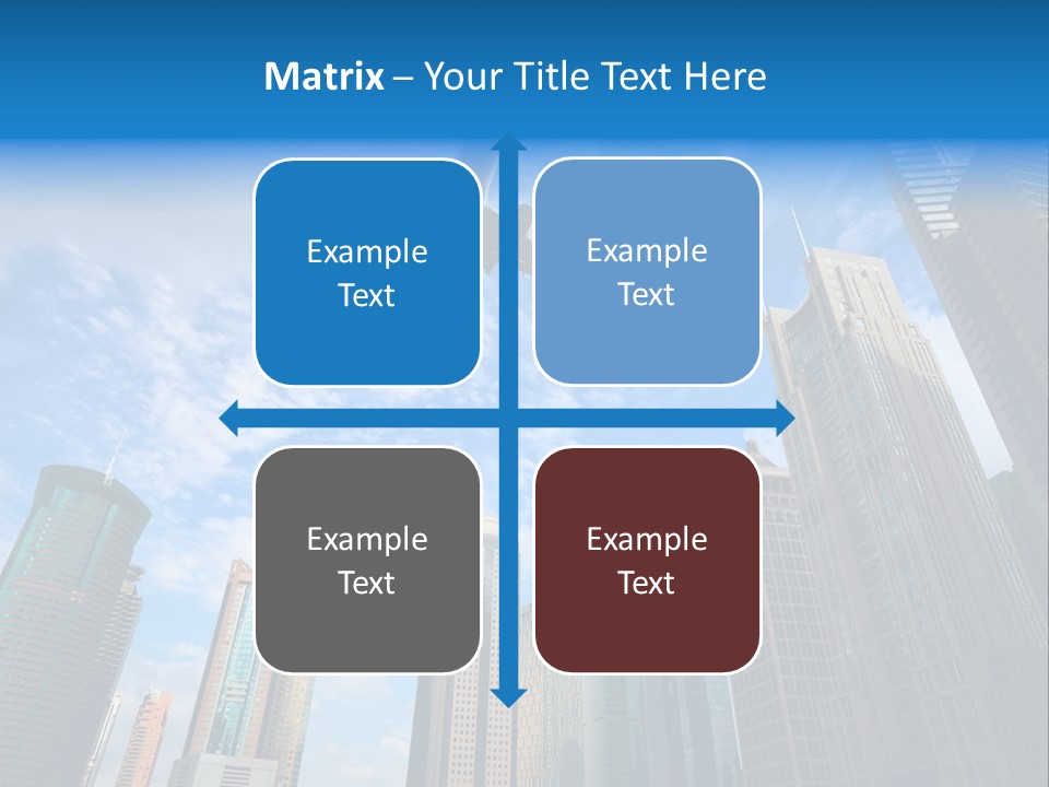 Lujiazui Transportation Airplane PowerPoint Template