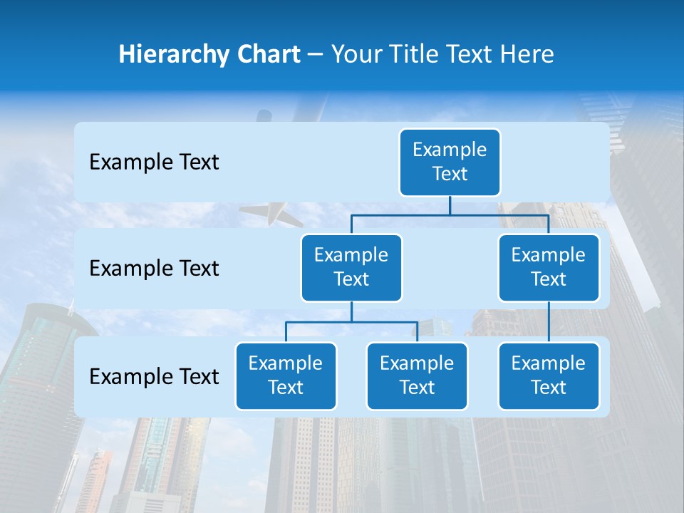 Lujiazui Transportation Airplane PowerPoint Template