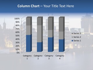 City Of London River Tower Of London PowerPoint Template