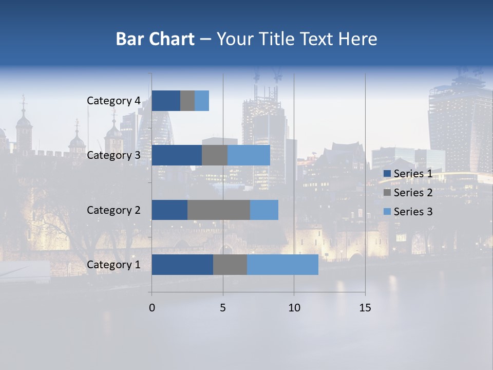 City Of London River Tower Of London PowerPoint Template