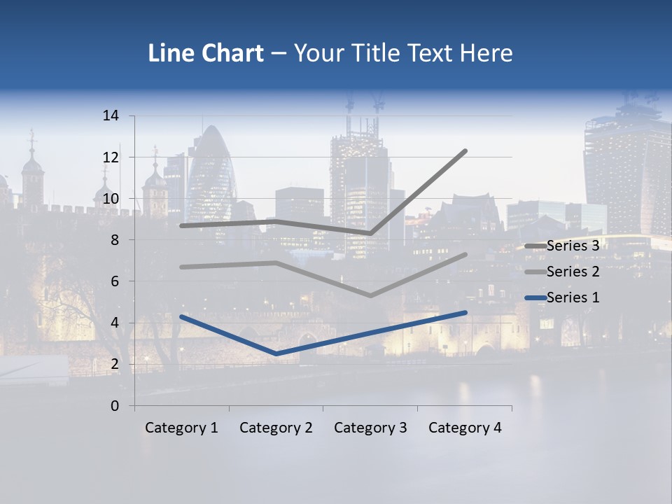 City Of London River Tower Of London PowerPoint Template