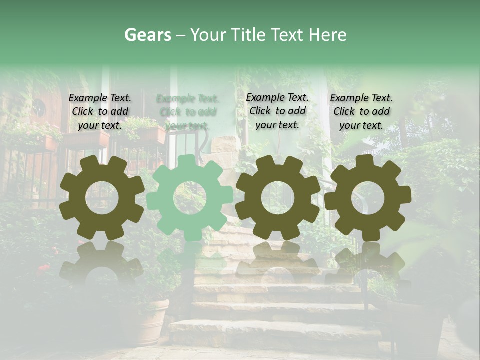 Flower Grass Bulgaria PowerPoint Template