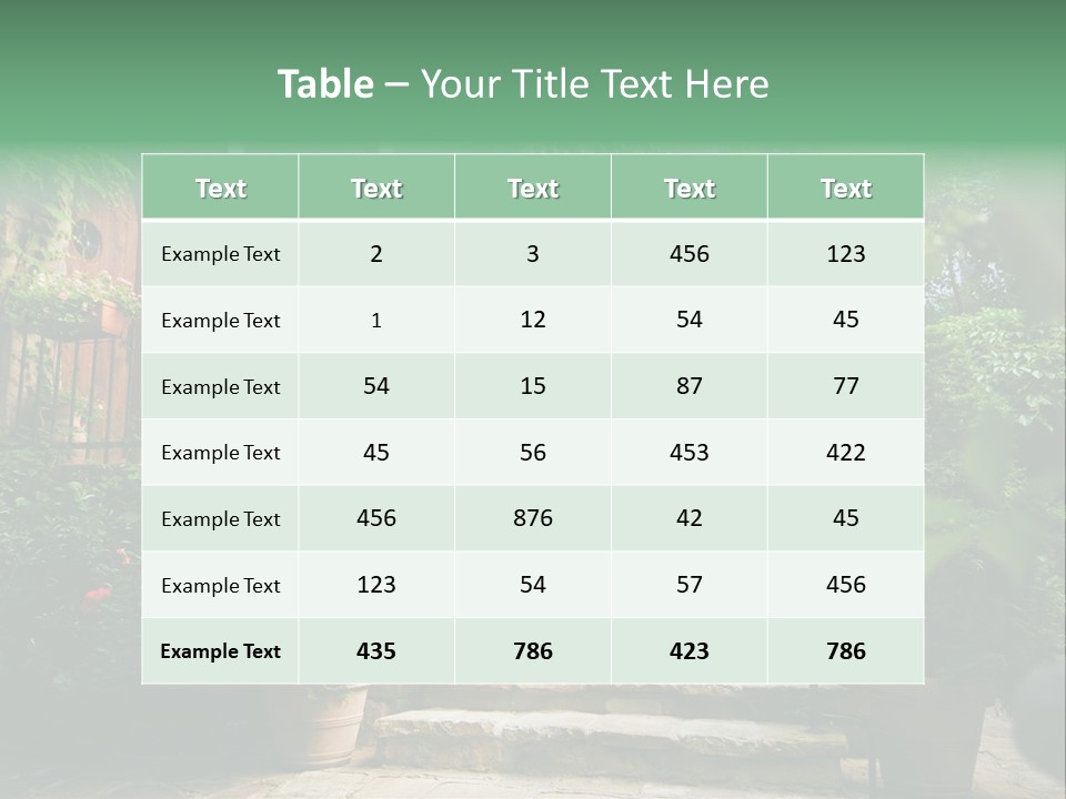 Flower Grass Bulgaria PowerPoint Template