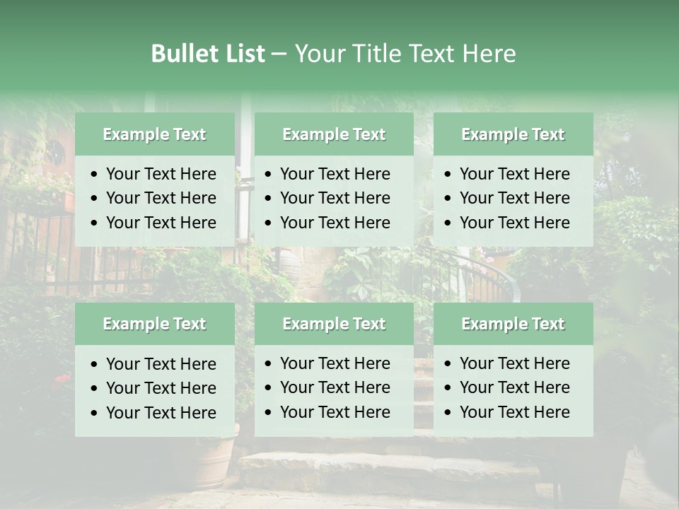 Flower Grass Bulgaria PowerPoint Template