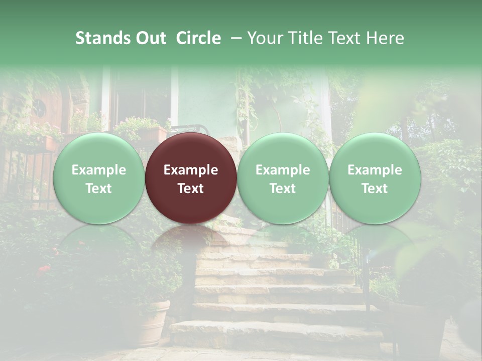 Flower Grass Bulgaria PowerPoint Template