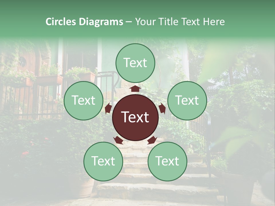 Flower Grass Bulgaria PowerPoint Template