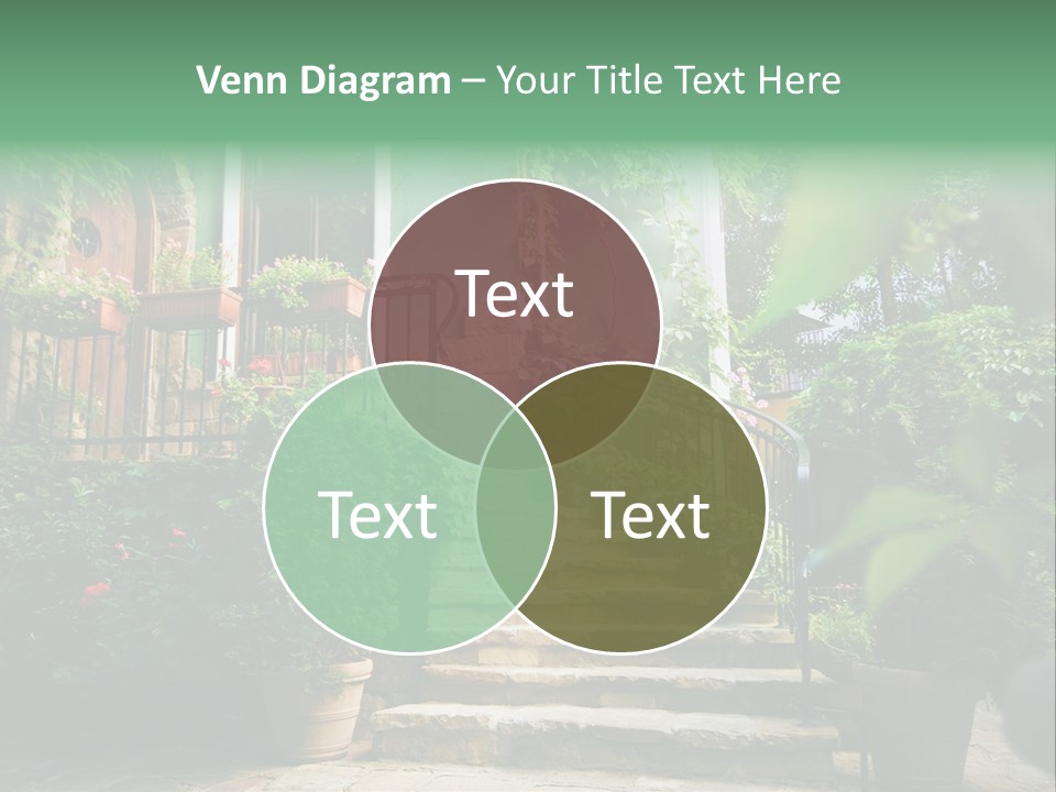 Flower Grass Bulgaria PowerPoint Template