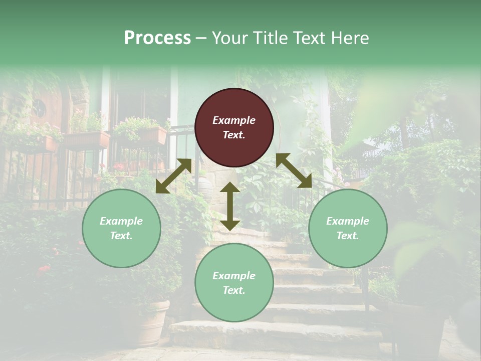 Flower Grass Bulgaria PowerPoint Template