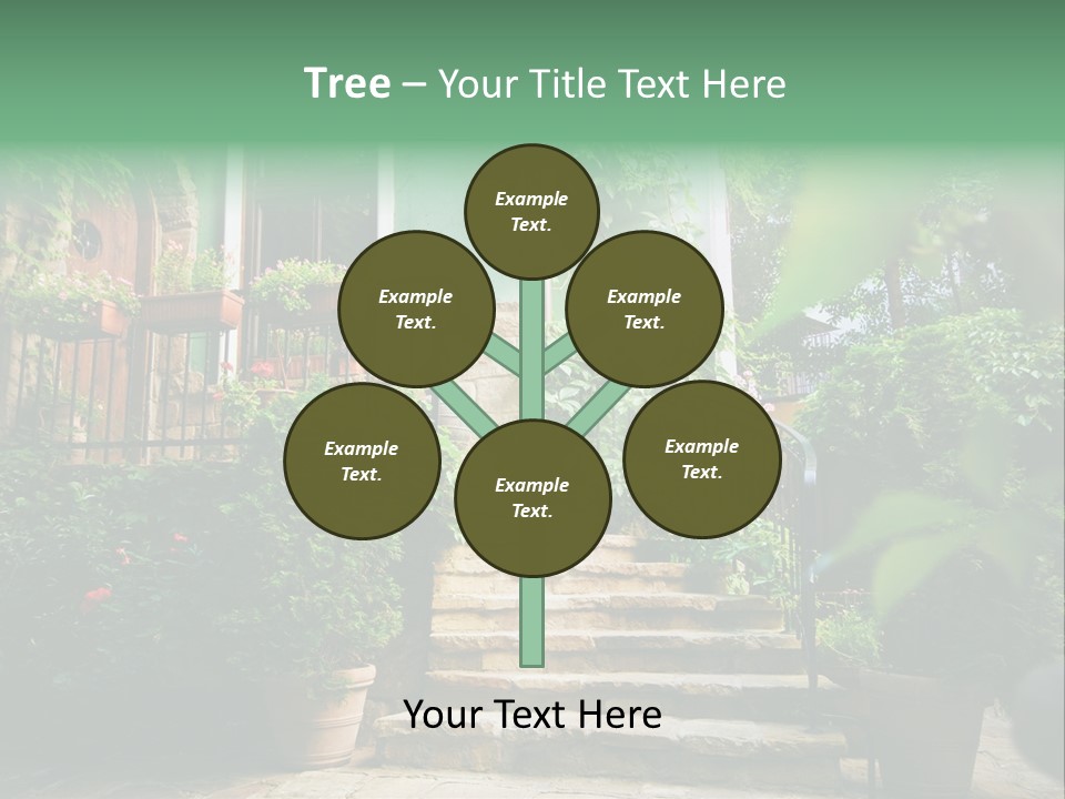 Flower Grass Bulgaria PowerPoint Template