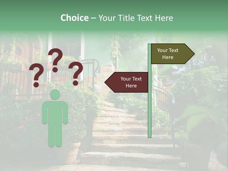 Flower Grass Bulgaria PowerPoint Template