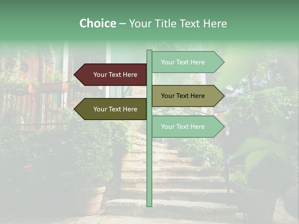 Flower Grass Bulgaria PowerPoint Template