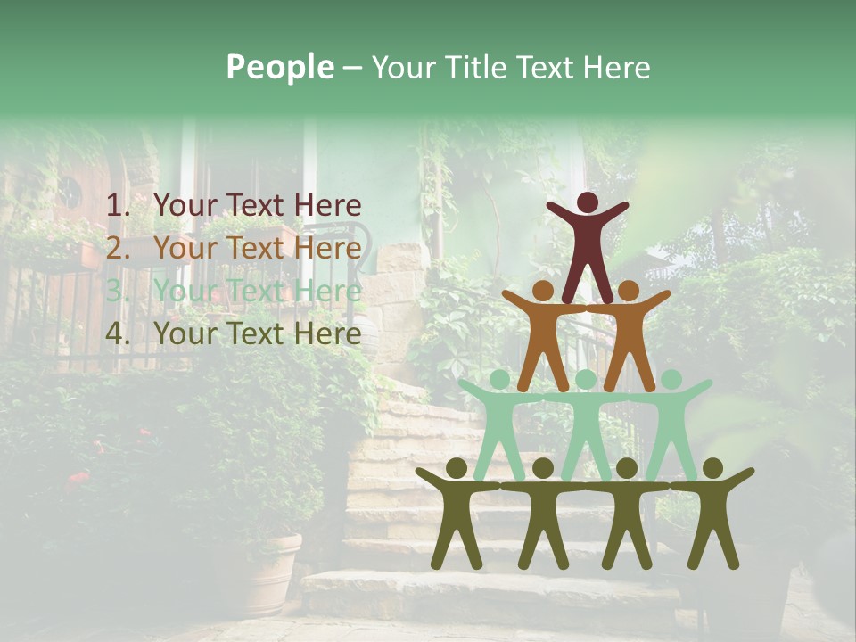 Flower Grass Bulgaria PowerPoint Template