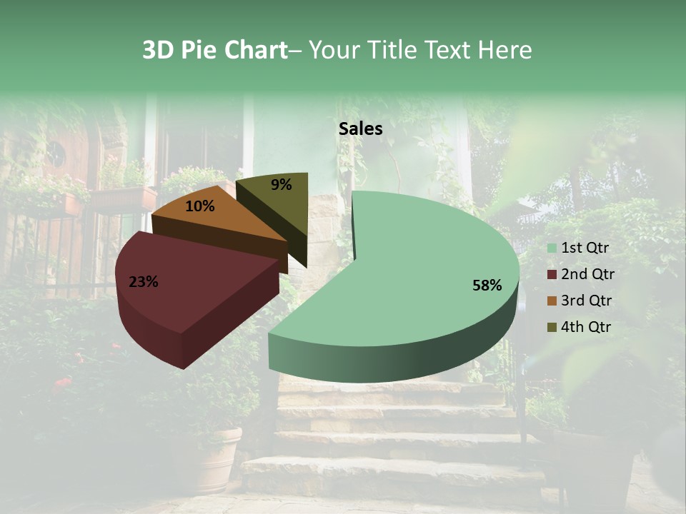 Flower Grass Bulgaria PowerPoint Template