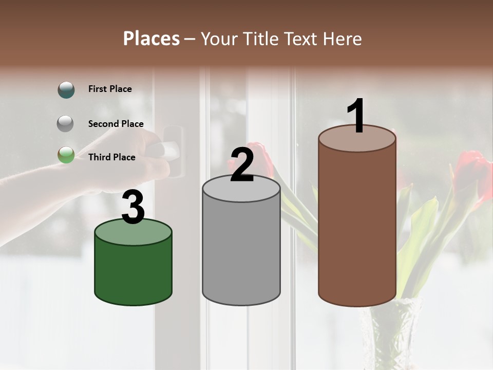 Door Greening Hand PowerPoint Template