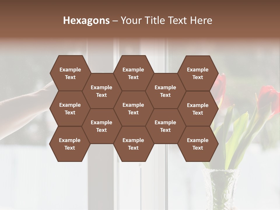 Door Greening Hand PowerPoint Template