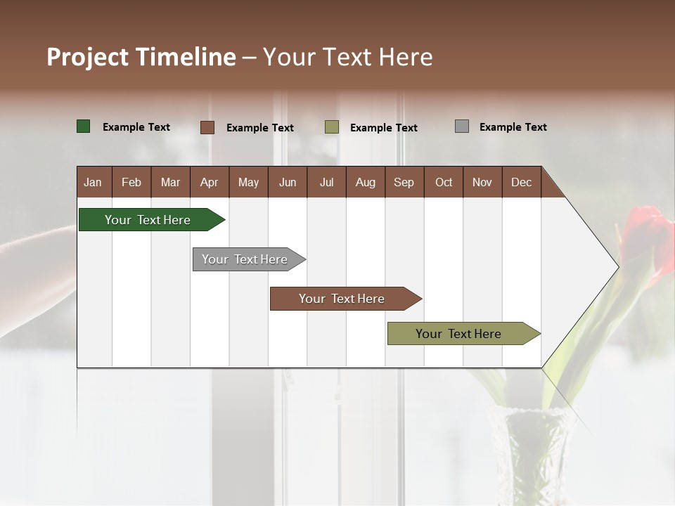 Door Greening Hand PowerPoint Template