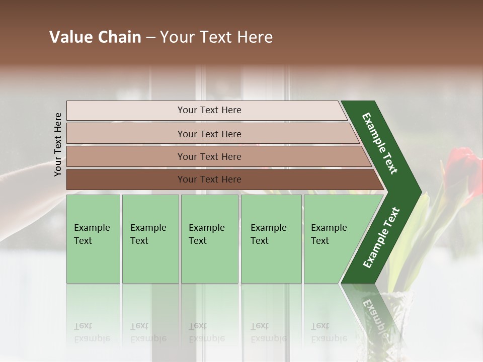Door Greening Hand PowerPoint Template