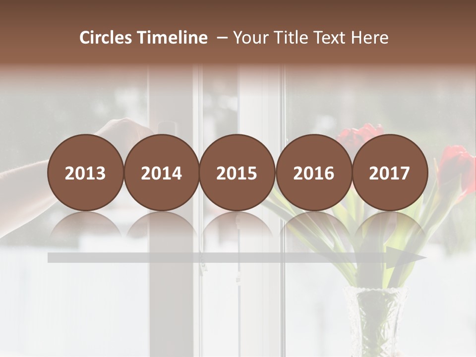 Door Greening Hand PowerPoint Template