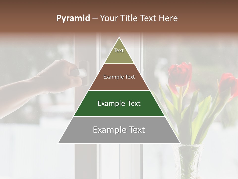 Door Greening Hand PowerPoint Template